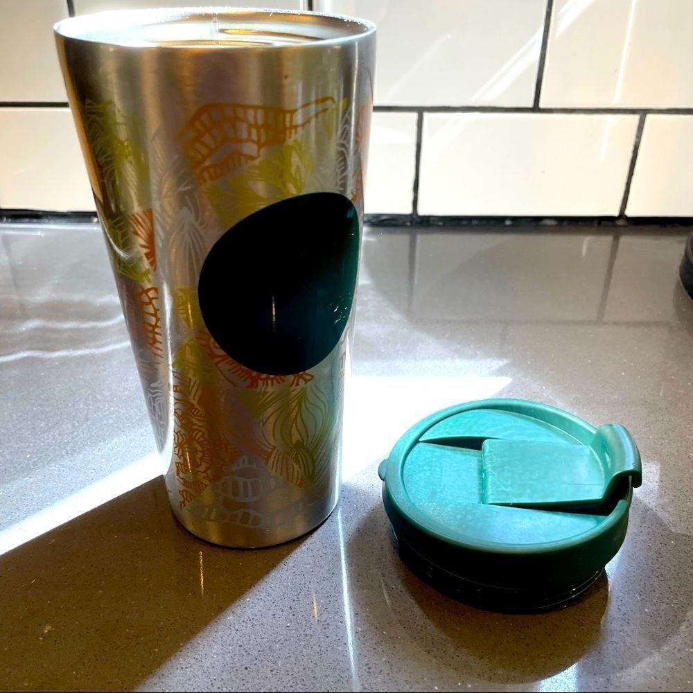 Starbucks stainless double walled travel cup